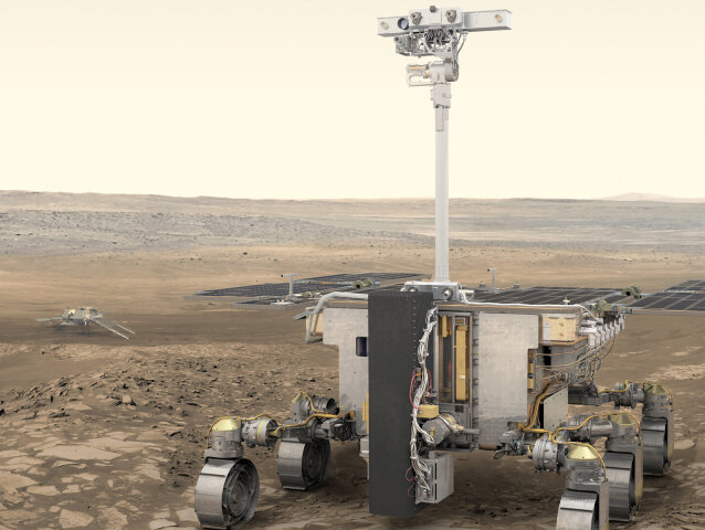 Exo Mars rover pillars