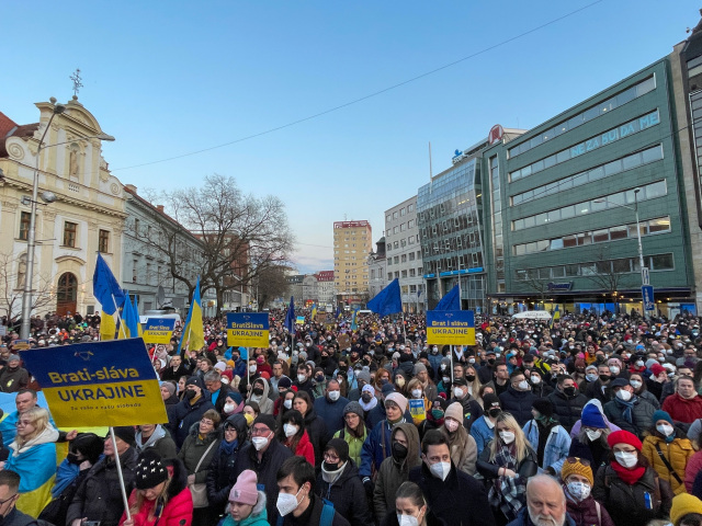 protest zhromaždenie ukrajina