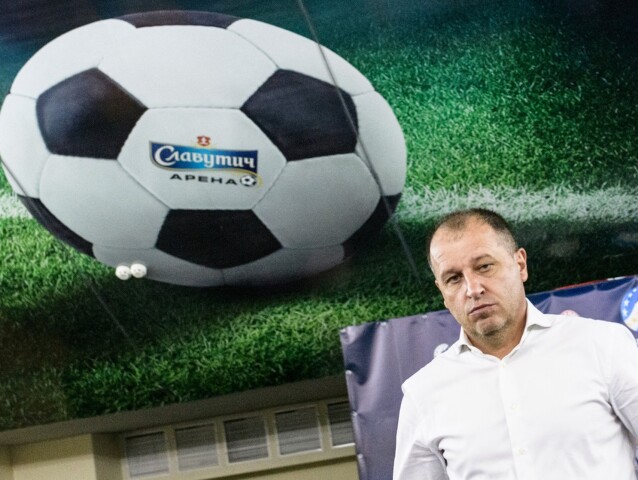 Ukrajinský futbalový tréner Jurij Vernidub.