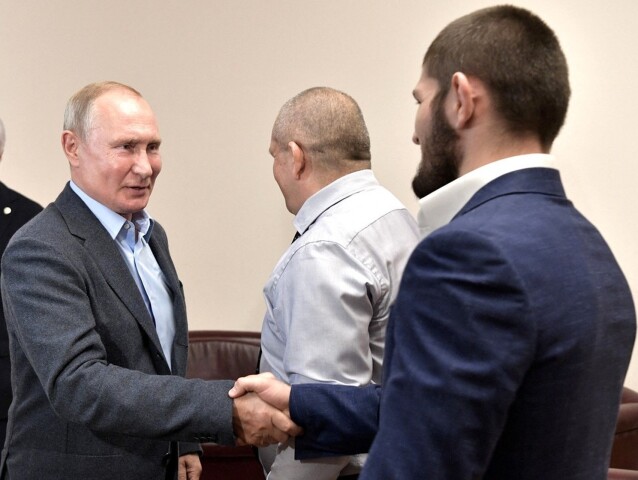 chabib nurmagomedov, vladimir putin
