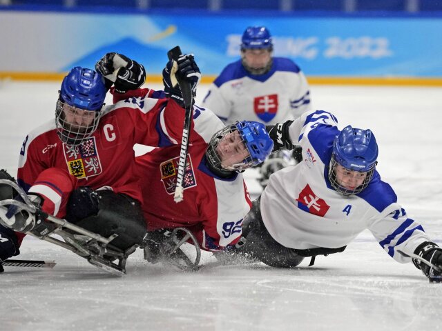 Čína ZPH2022 parahokej muži Česko Slovensko