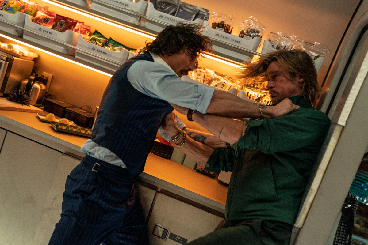 BULLET TRAIN, Aaron Taylor-Johnson, Brad Pitt