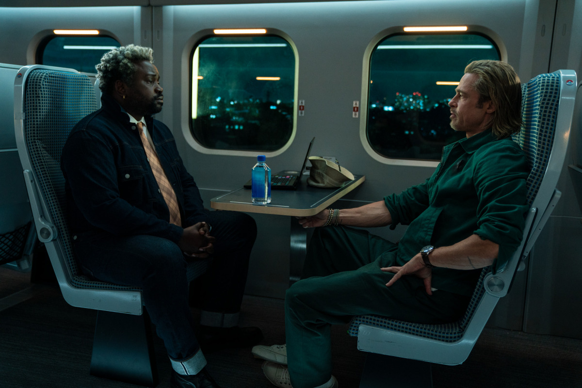BULLET TRAIN, Bryan Tyree Henry, Brad Pitt