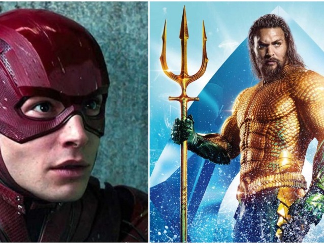 koláž, Aquaman, The Flash