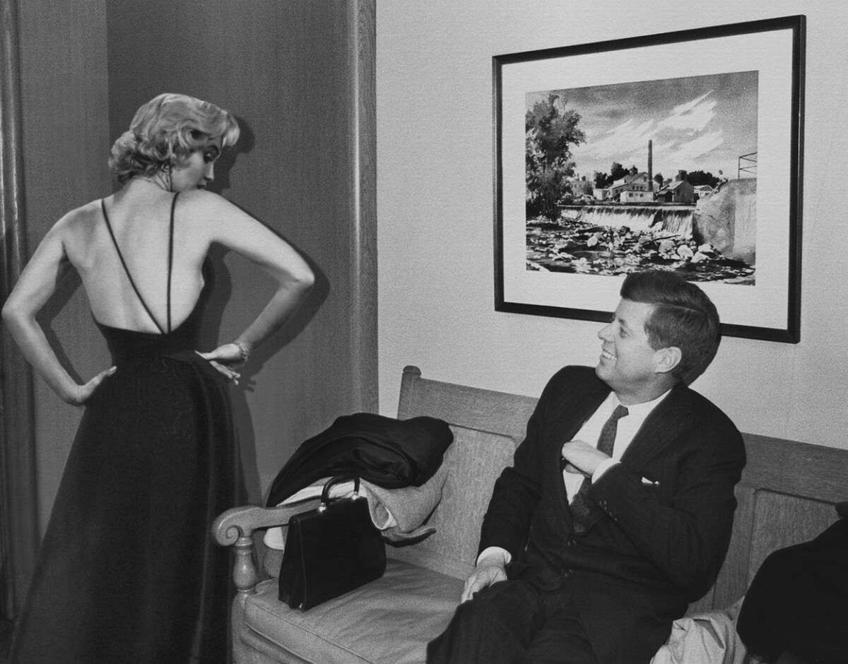 John F. Kennedy a herečka Marilyn Monroe