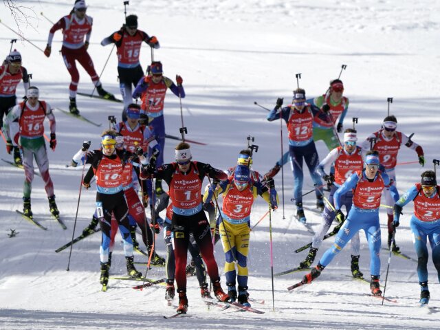 Estónsko Biatlon SP štafeta mix
