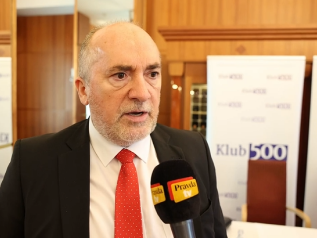 Generálny riaditeľ chemickej fabriky Duslo Šaľa Peter Bláha