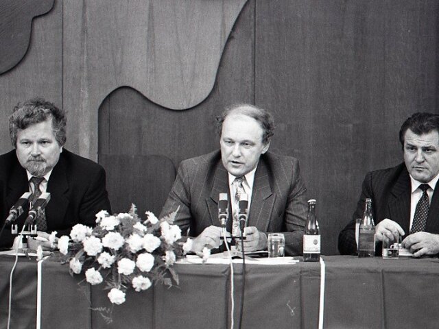 Petr Pithart, Marián Čalfa a Vladimír Mečiar