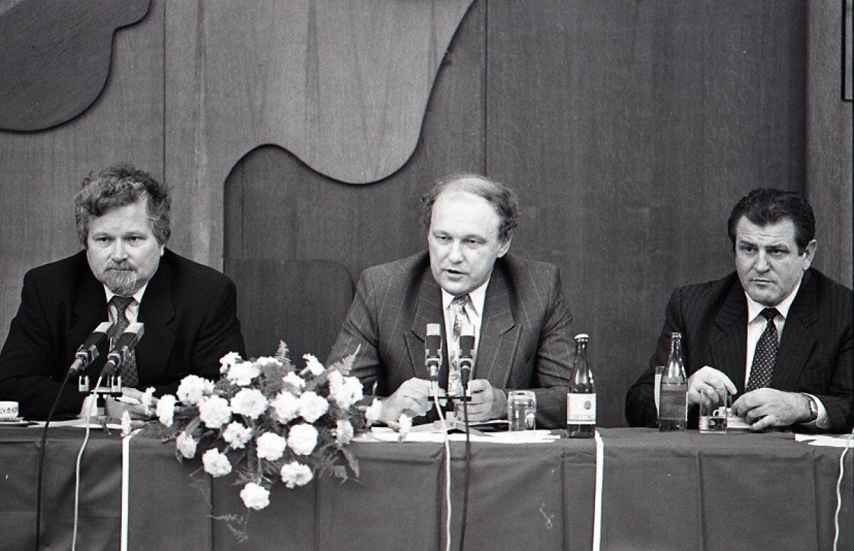 Petr Pithart, Marián Čalfa a Vladimír Mečiar