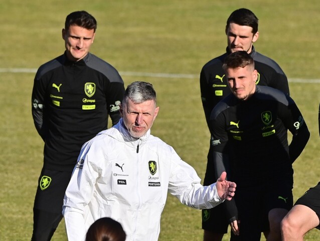 Tréner českej reprezentácie Jaroslav Šilhavý.