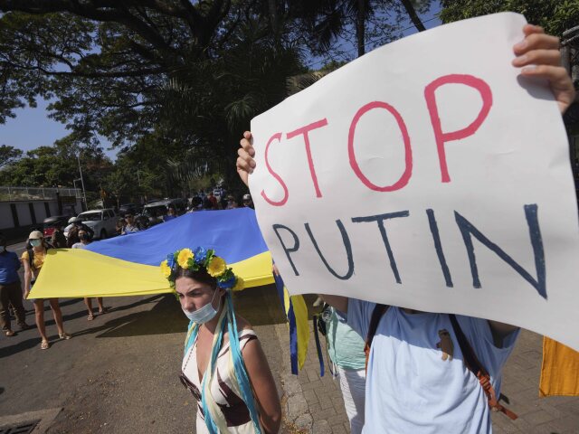 Srí Lanka Rusko Ukrajina protest putin