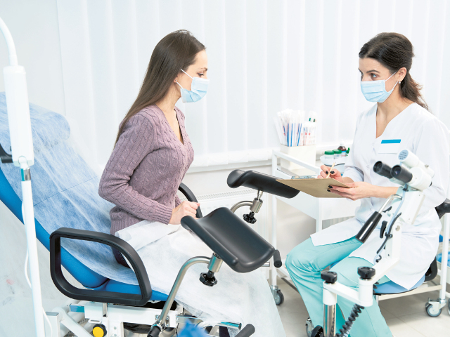 gynekologička, gynekológia, žena, vyšetrenie, ambulancia