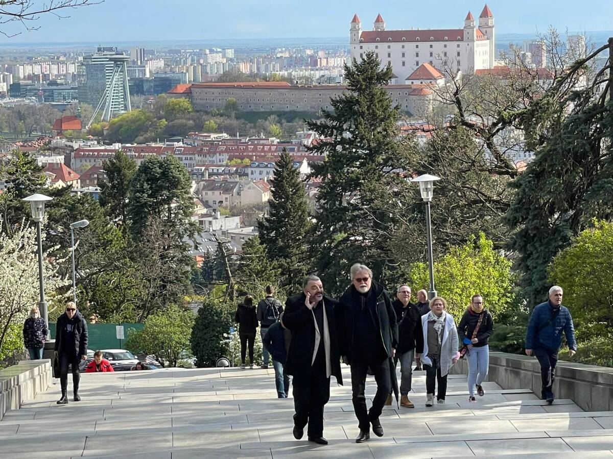 Smer, protest, Slavín