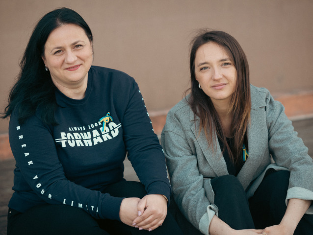 Ukrajinky Maryna Klimova,  Iryna Kiryazeva film Petra Kerekesa C