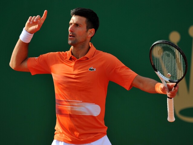 Novak Djokovič v 2. kole turnaja ATP 1000 v Monte Carle.