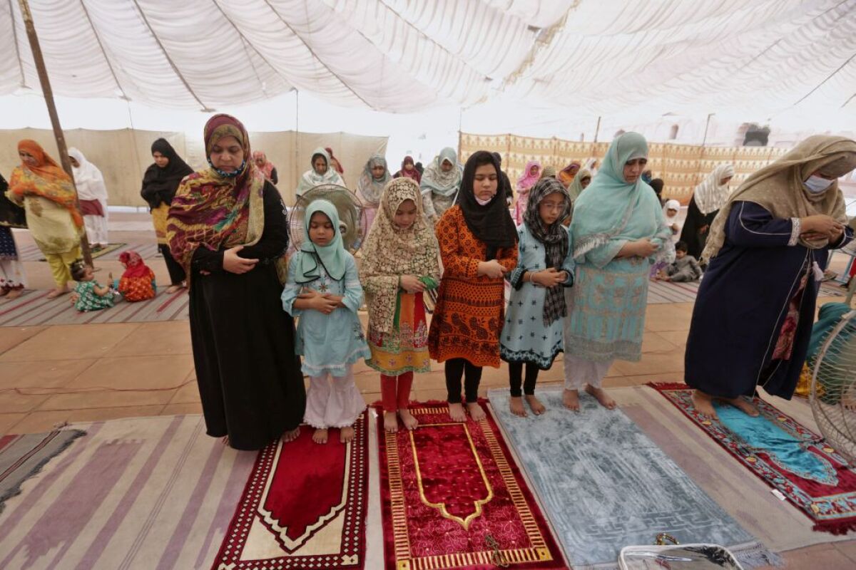 Pakistan moslimovia Ramadán modlitby