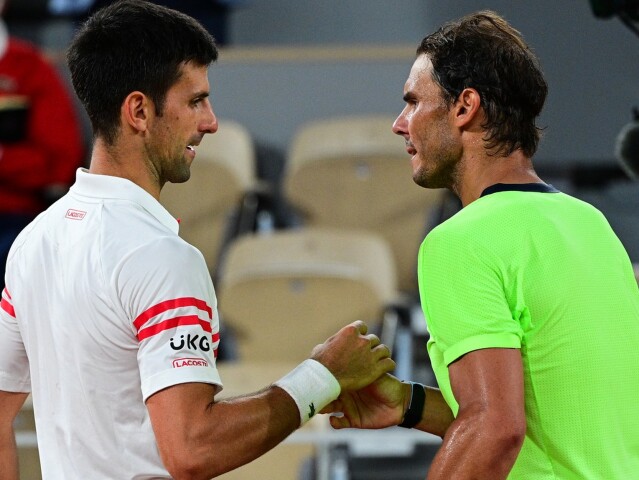 Novak Djokovič a Rafael Nadal.