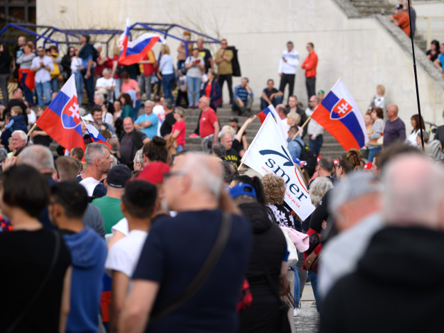 Nitra Smer zhromaždenie protest