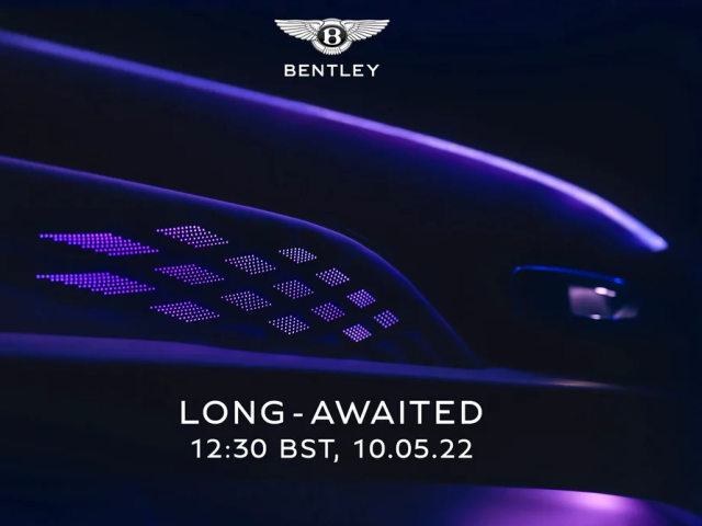 Bentley - avízo premiéry