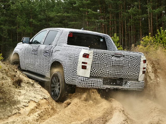 VW Amarok - testovacie prototypy 2022