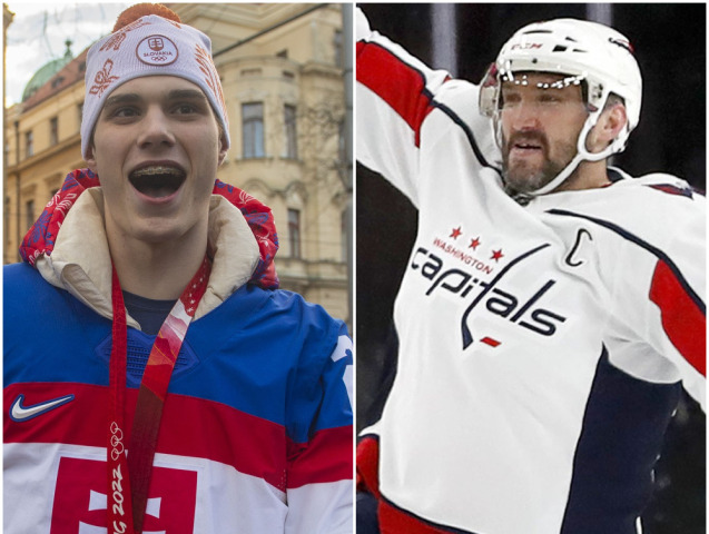 Juraj Slafkovský, Alexander Ovečkin