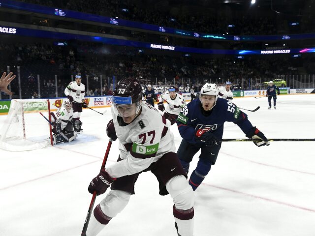 Fínsko MS2022 Hokej B USA Lotyšsko