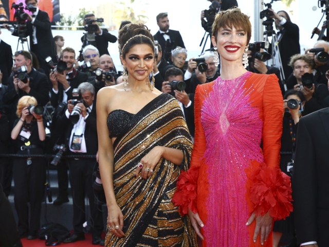 Deepika Padukone (vľavo) a herečka a režisérka Rebecca Hall