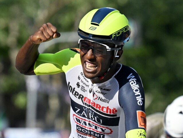 Eritrejčan Biniam Girmay.