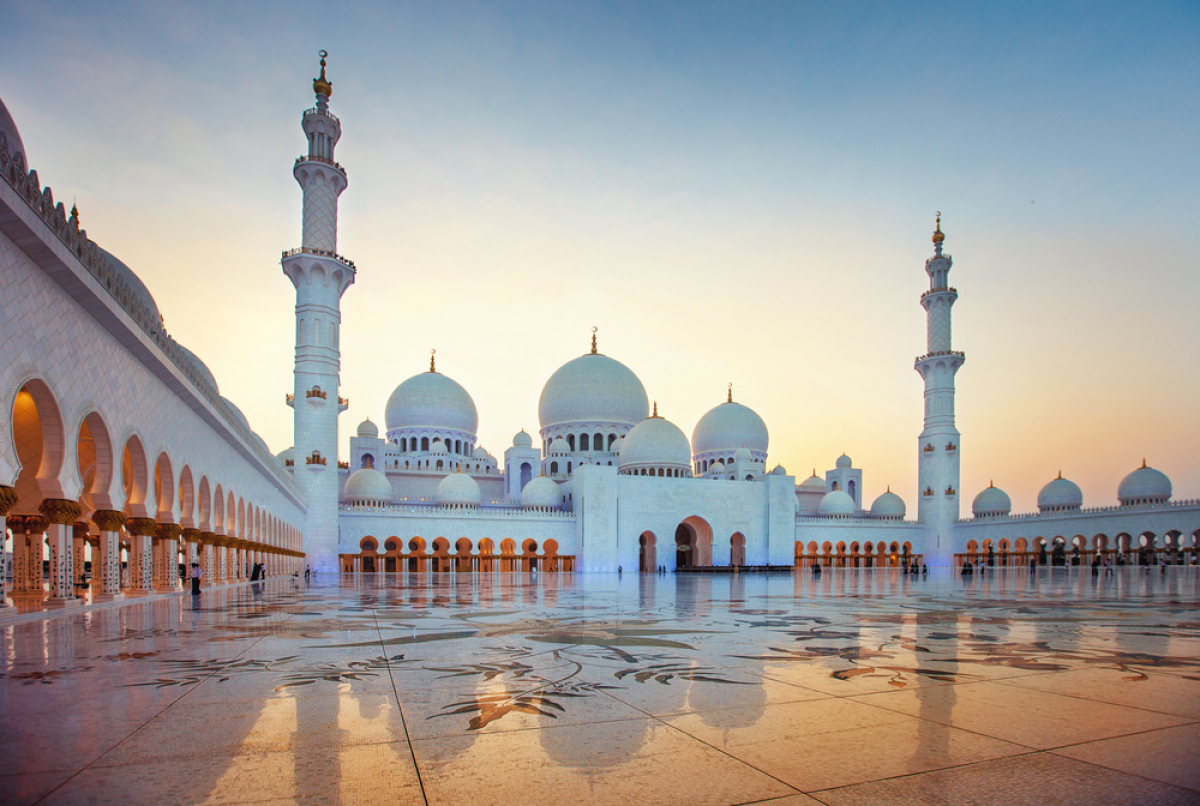 NEPOUZ, Veľká mešita šejka Zayeda, Abu Dhabi