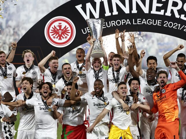 Španielsko Futbal EL finále Eintracht Glasgow