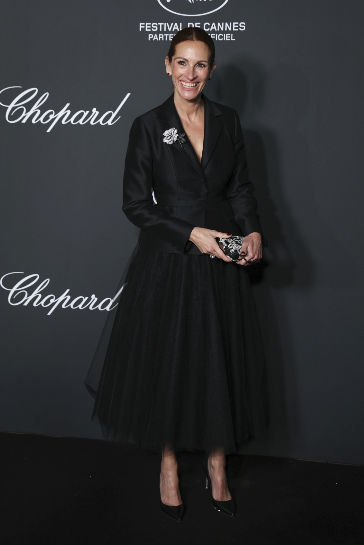 Herečka Julia Roberts počas akcie Trophee Chopard v Cannes. 