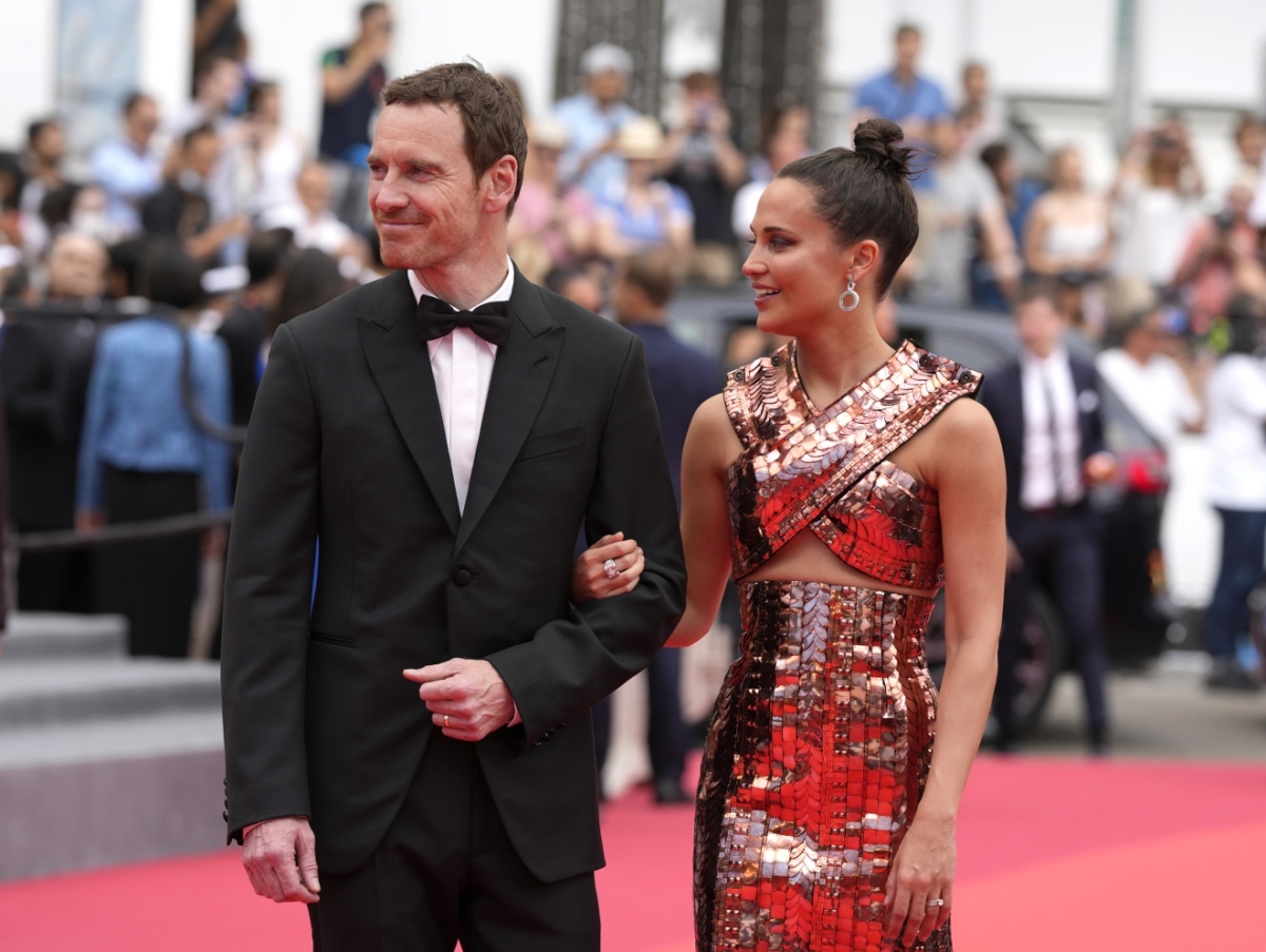 Michael Fassbender a jeho manželka Alicia Vikander 