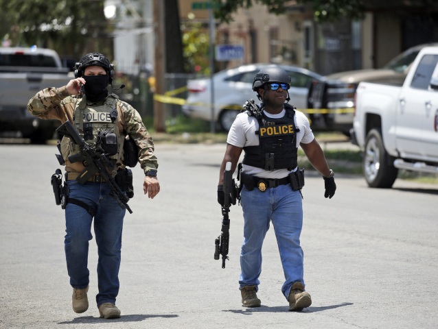 Texas  streľba police