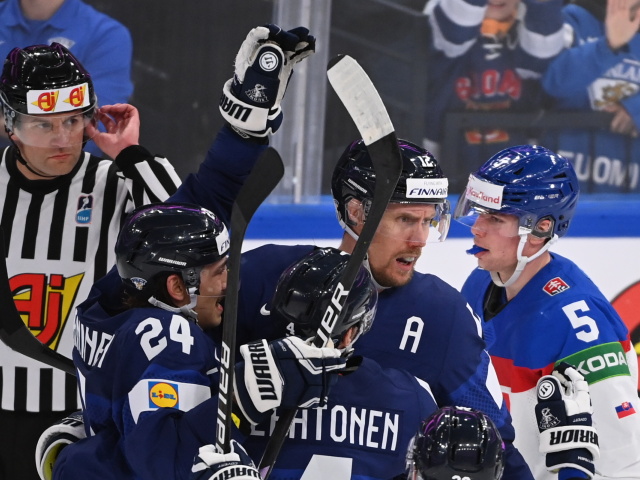 Fínsko MS2022 Hokej Anttila Fínsko Slovensko