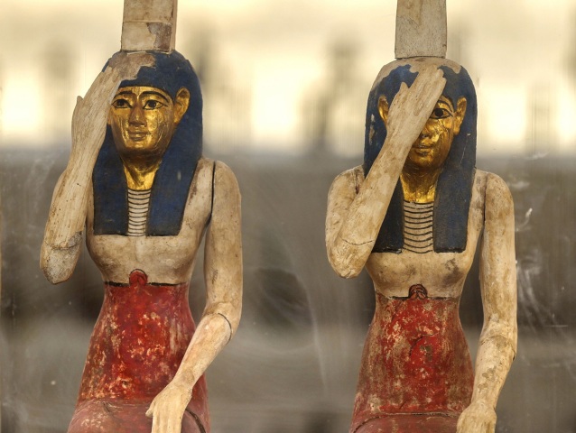 Egypt Sakkára pohrebisko sarkofágy