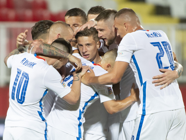 Srbsko SR šport futbal LN 1. kolo C3 Bielorusko Slovensko
