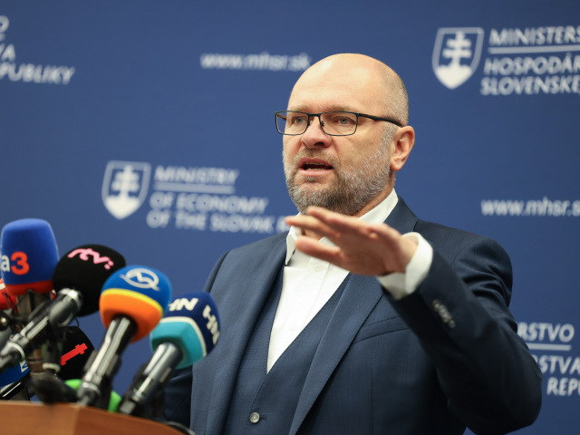 Minister hospodárstva Richard Sulík (SaS).