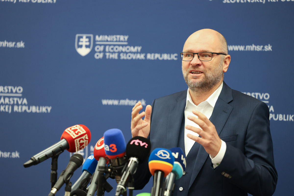 Minister hospodárstva Richard Sulík (SaS).