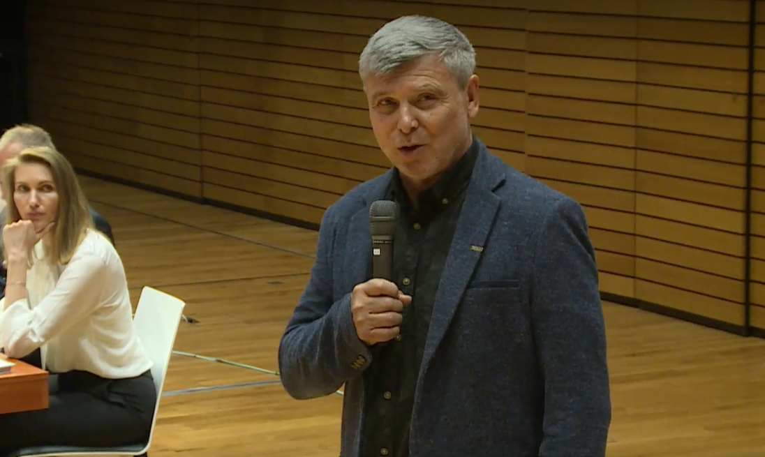 Vladimír Seman na verejnom vypočutí kandidátov na generálneho riaditeľa RTVS.
