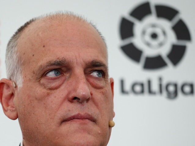 Šéf La Ligy Javier Tebas. 