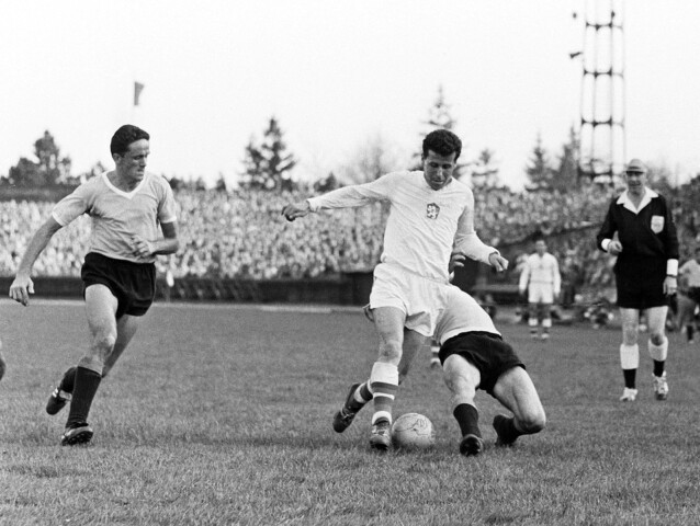 Josef Masopust počas zápasu MS 1962.