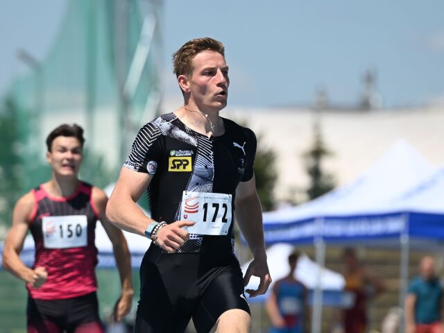 SR Trnava atletika MSR 200 m muži rozbehy TTX
