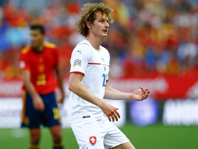 Český futbalový reprezentant Alex Král.
