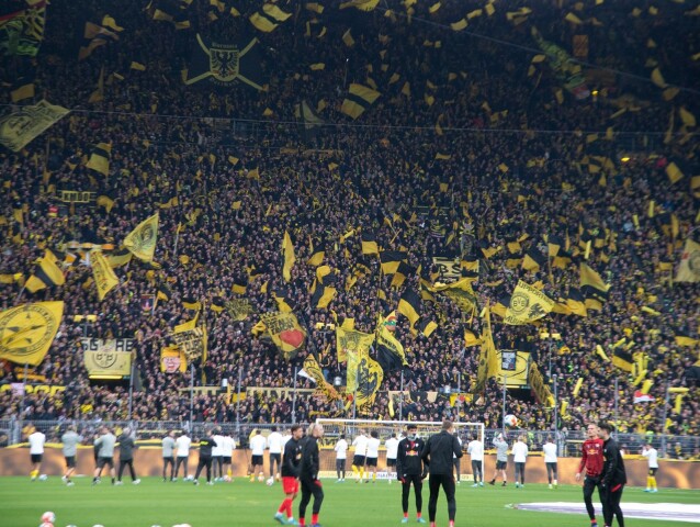 Fanúšikovia Borussie Dortmund.
