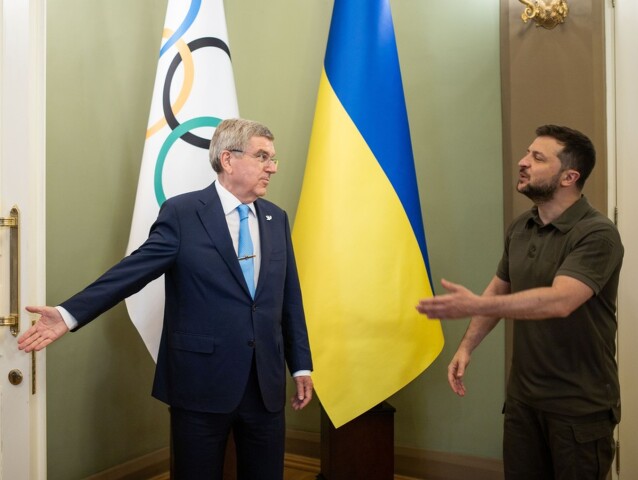 Thomas Bach, Volodymyr Zelenskyj