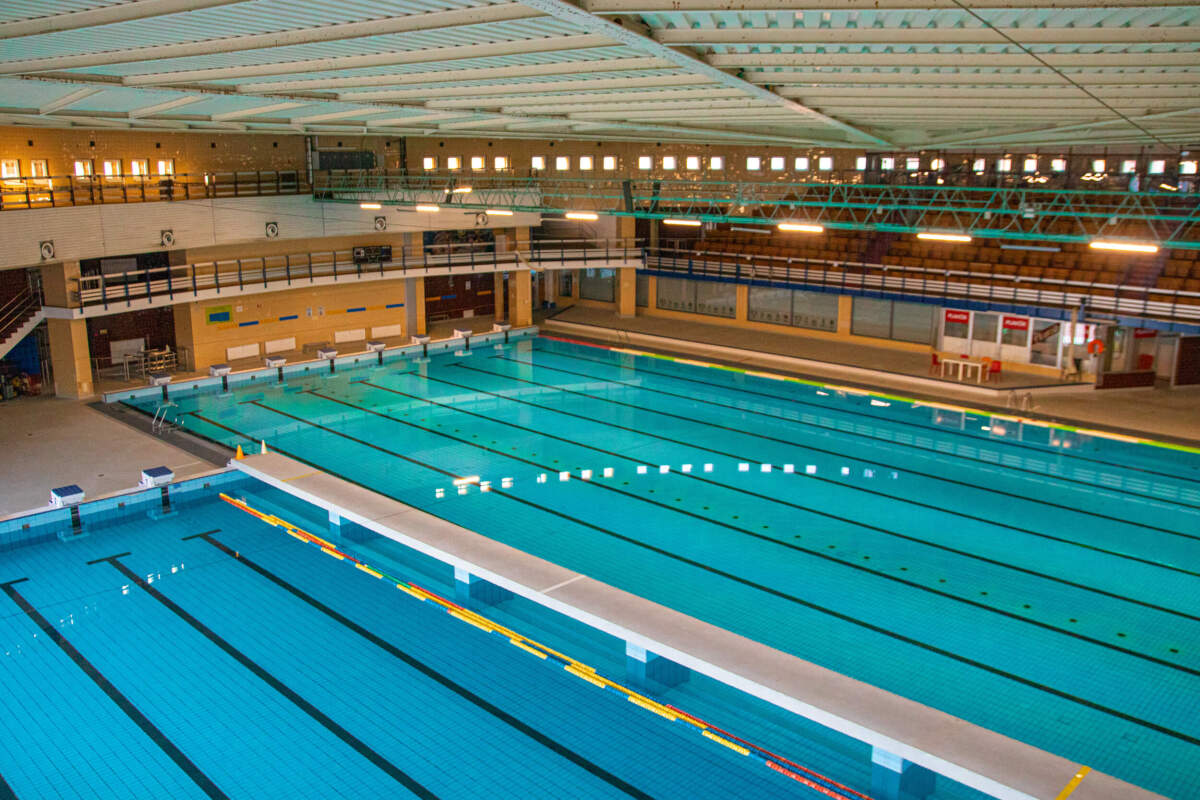 Plavecké športy budú mať olympijské zázemie v Košiciach, plaváreň, vizualizácia