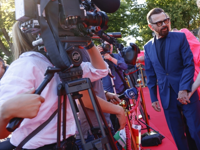 Bjorn Ulvaeus a jeho partnerka Christina Sas