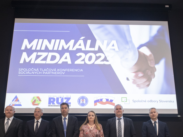 SR tripartita minimálna mzda dohoda TK BAX