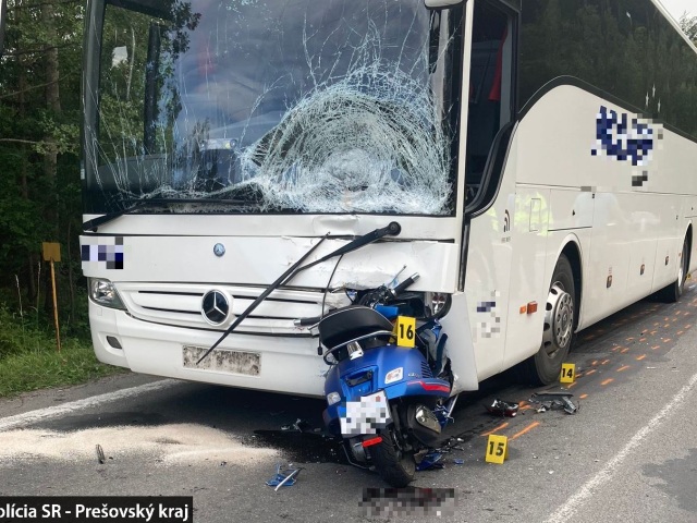 Nehoda motorkára vo Vysokých Tatrách - júl 2022