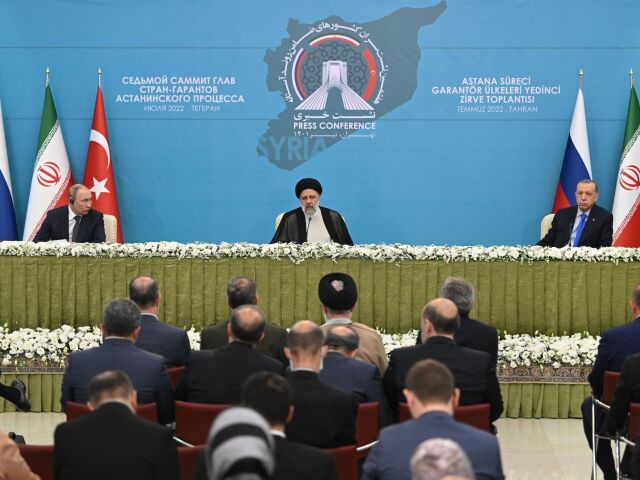 Irán Rusko Turecko Raísí Putin Erdogan stretnutie uarus